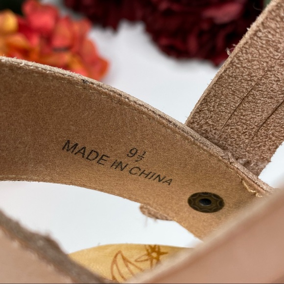 Blowfish Malibu Helm Blush Strappy Wedges 9 1/2 - Picture 9 of 16